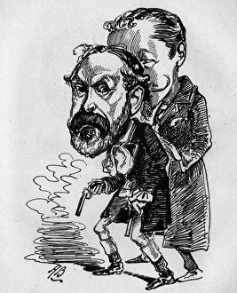Caricature of Henry Labouchere, politician and writer Caricature of Henry Labouchere, politician and writer