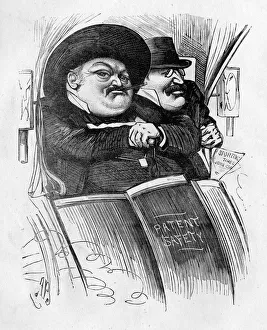 Caricature of John Corlett of The Sporting Times Caricature of John Corlett of The Sporting Times