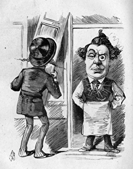 Caricature of John L Toole, English actor and manager Caricature of John L Toole, English actor and manager
