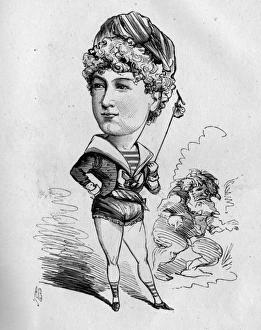 Caricature of Laura Sedgewick, actress Caricature of Laura Sedgewick, actress