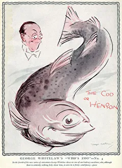 Caricature of Leslie Henson by George Whitelaw Caricature of Leslie Henson by George Whitelaw