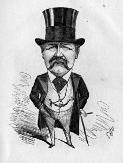 Caricature of Thomas Foster, The Times journalist Caricature of Thomas Foster, The Times journalist