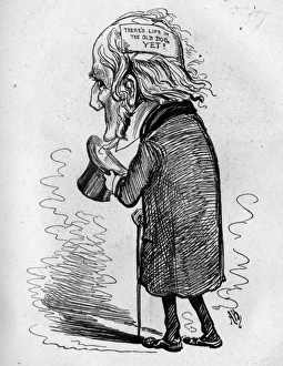 Caricature of W E Gladstone, Liberal Prime Minister Caricature of W E Gladstone, Liberal Prime Minister