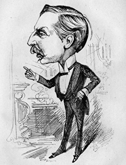 Caricature of W H Kendal, English actor and manager Caricature of W H Kendal, English actor and manager