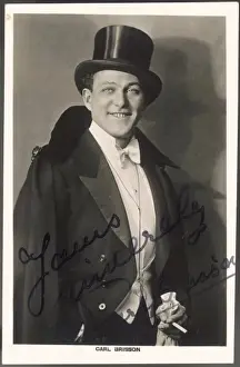 Vintage Film Posters UK Prints: Carl Brisson / Signed