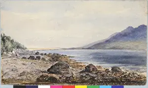 Carlingford Mountains Print by James Moore (1852)