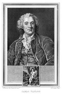 Historical Italian Artists Prints: Carlo Vanloo - 1