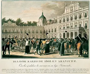 Charles IV Of Spain Prints: Carlos IV abdication