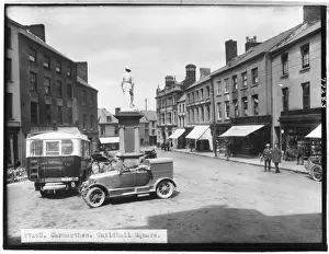 Wales Historical Landmarks Prints: Carmarthen - 1925