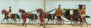 Carriage of the Duke and Duchess of Cambridge in Carriage of the Duke and Duchess of Cambridge in