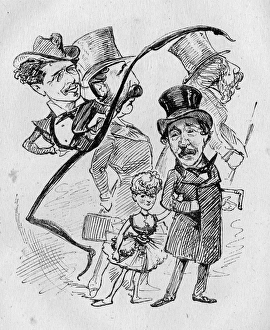 Cartoon, Actors from Drury Lane changing allegiance Cartoon, Actors from Drury Lane changing allegiance