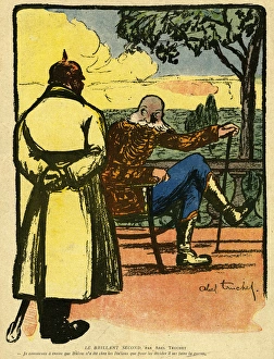 Cartoon, Brilliant second thoughts, WW1 Cartoon, Brilliant second thoughts, WW1