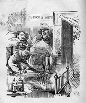 Cartoon, Burnand, Byron and Sims in hospital -- All In Cartoon, Burnand, Byron and Sims in hospital -- All In