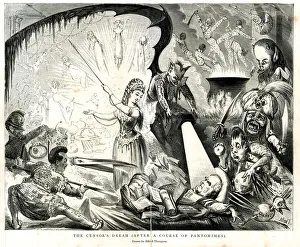 Cartoon, The Censor's Dream after a course of pantomimes Cartoon, The Censor's Dream after a course of pantomimes