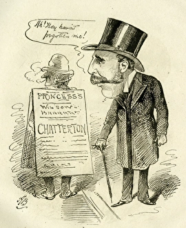 Cartoon, Chatterton at the Princesss Theatre Cartoon, Chatterton at the Princesss Theatre