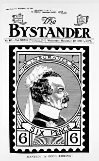 Cartoon of David Lloyd-George as Queen Victoria, 1911 Cartoon of David Lloyd-George as Queen Victoria, 1911