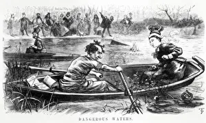 Cartoon - Disraeli and Victoria - Dangers of Imperialism Cartoon - Disraeli and Victoria - Dangers of Imperialism