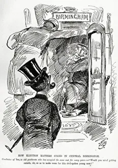 Cartoon, How election matters stand in Birmingham Cartoon, How election matters stand in Birmingham