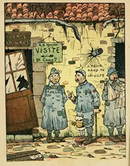WW1 Cartoon Prints: Cartoon, Enigma, WW1