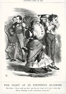 Cartoon, The Fight at St Stephen's Academy Cartoon, The Fight at St Stephen's Academy