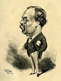 Cartoon, Gaston Murray, actor and writer Cartoon, Gaston Murray, actor and writer