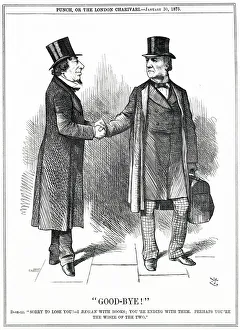 Cartoon, Good-Bye! (Gladstone and Disraeli) Cartoon, Good-Bye! (Gladstone and Disraeli)