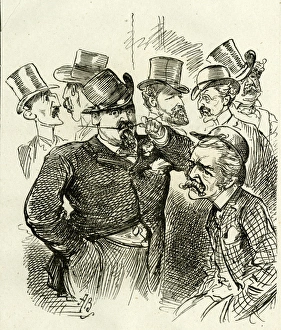 Cartoon, group of London theatre managers Cartoon, group of London theatre managers