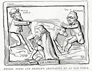Cartoon, Jones and Herman, The Silver King Lawsuit Cartoon, Jones and Herman, The Silver King Lawsuit