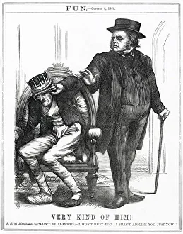 Cartoon, Very Kind of Him! (John Bright) Cartoon, Very Kind of Him! (John Bright)
