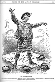 Cartoon, The Macmillion (Andrew Carnegie) Cartoon, The Macmillion (Andrew Carnegie)