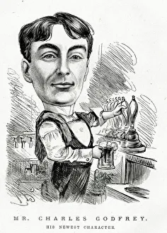 Cartoon, Mr Charles Godfrey, His Newest Character Cartoon, Mr Charles Godfrey, His Newest Character