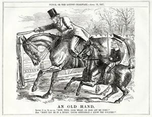 Cartoon, An Old Hand (Palmerston and Russell) Cartoon, An Old Hand (Palmerston and Russell)