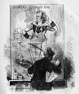 Cartoon, Portrait of Douglas Jerrold by W G Wills Cartoon, Portrait of Douglas Jerrold by W G Wills