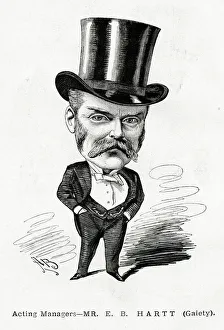 Cartoon portrait, Mr E B Hartt, Acting Manager Cartoon portrait, Mr E B Hartt, Acting Manager