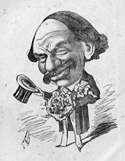 Cartoon, Sir Julius Benedict Cartoon, Sir Julius Benedict