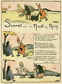 Cartoon, Sonnet for Twelfth Night, WW1 Cartoon, Sonnet for Twelfth Night, WW1