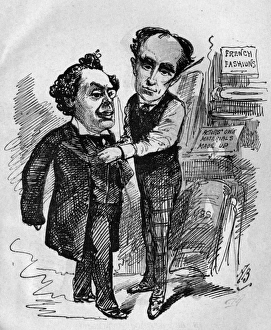 Cartoon, tailoring for actors, J L Toole Cartoon, tailoring for actors, J L Toole