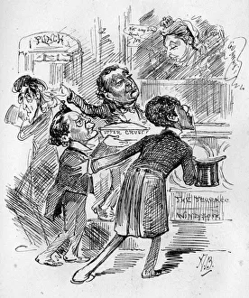 Cartoon, theatre managers and Queen Victoria Cartoon, theatre managers and Queen Victoria