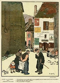 Cartoon, Things not to do in wartime, WW1 Cartoon, Things not to do in wartime, WW1