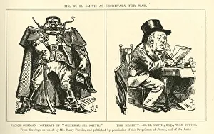 Cartoons, W H Smith as Secretary for War Cartoons, W H Smith as Secretary for War
