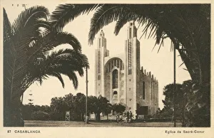 Casablanca, Morocco - Eglise du Sacre-Coeur Casablanca, Morocco - Eglise du Sacre-Coeur