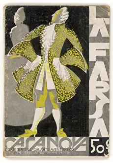 Baroque Style Illustrations Prints: Casanova / Orbok Play