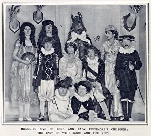 The cast of The Rose and the Ring starring five of the children of Lord The cast of The Rose and the Ring starring five of the children of Lord