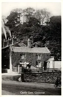 Old English Architecture Images Prints: Castle Gate, Clitheroe, Lancashire