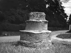 Ancient England Landmarks Prints: Caston Cross Base