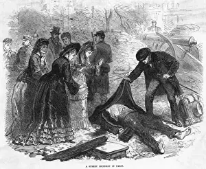Historical Conflict Photography Prints: A CASUALTY