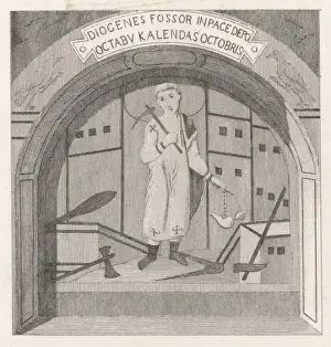 Early Christianity History Prints: In the Catacombs