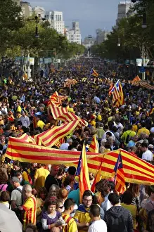 The Catalan Way Print: A 400km Human Chain for Independence