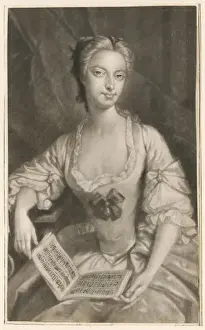 18th Century Theatre History Prints: Catherine Clive - 1