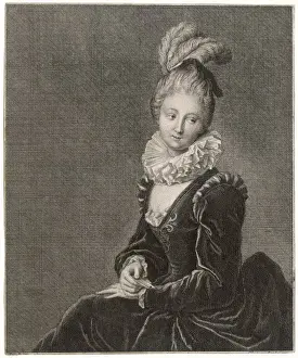 18th Century Theatre History Prints: Catherine Clive - 2